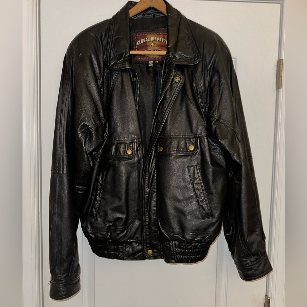 Vintage Global Identity G-III Leather Jacket